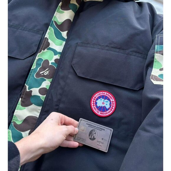 Canada Goose x Bape x Concepts Black/Camo Expedition Parka - Picture 4 of 13
